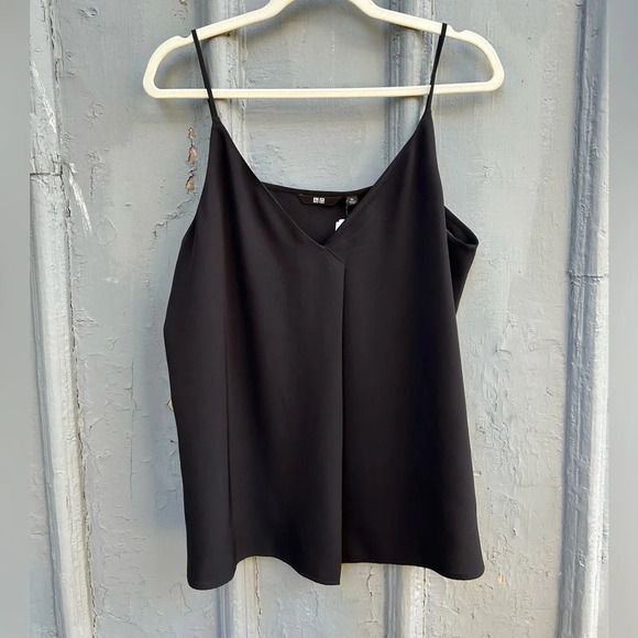 Uniqlo  Bundle x 2 Drape Camisole, BNWT, Orange/Black, size XL - Picture 3 of 11